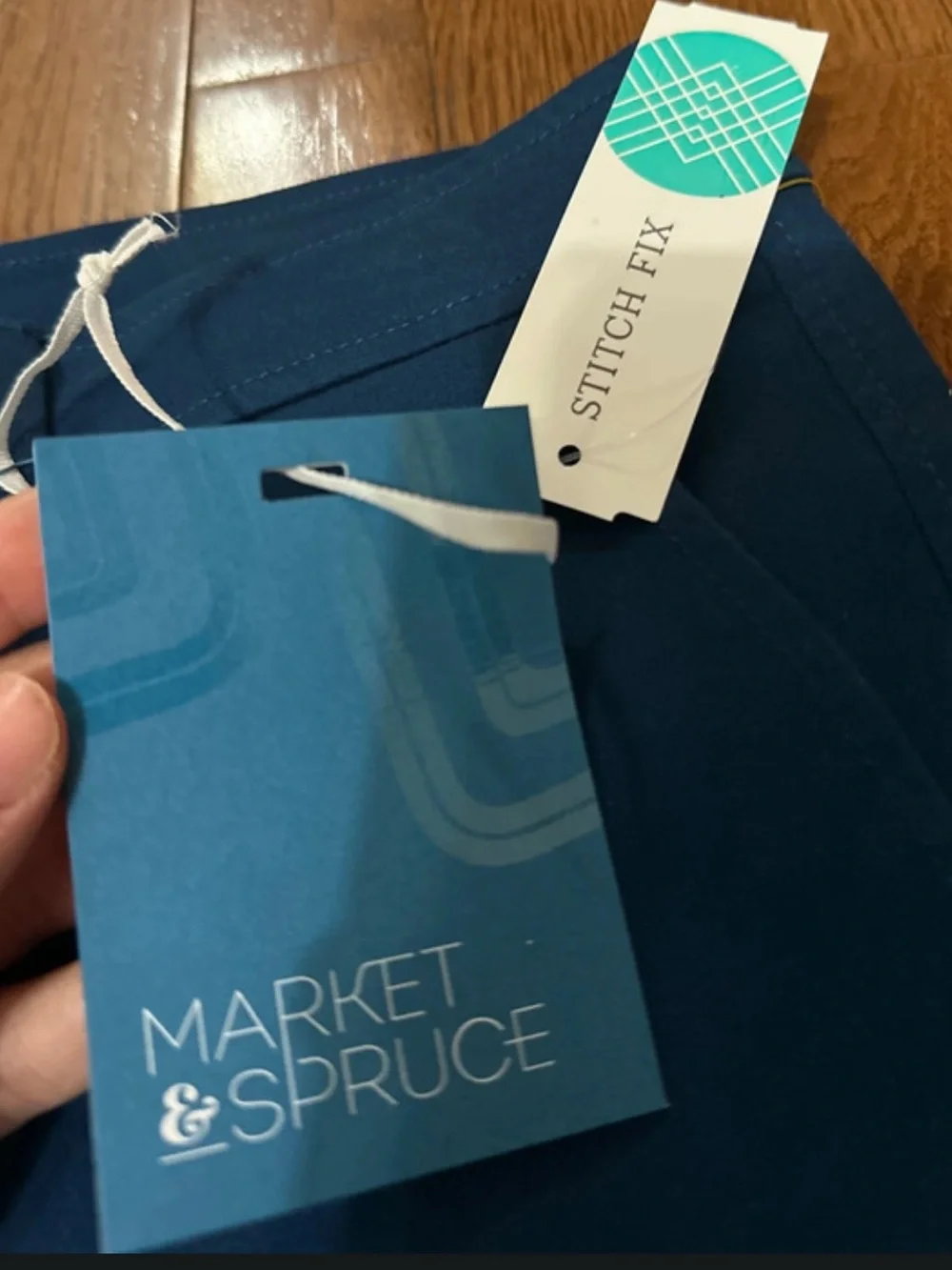 Market & Spruce Rosabel Skinny Cuffed Pant- Navy 8P NWT!